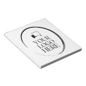 Bloc-note Votre logo ici (Incliné)