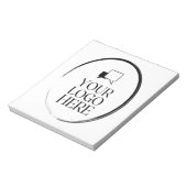 Bloc-note Votre logo ici (Tourné)