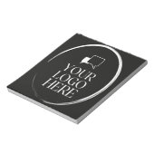 Bloc-note Votre logo ici moderne (Tourné)