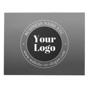 Bloc-note Votre logo ou design d'entreprise et texte modifia