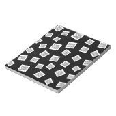 Bloc-note Votre logo, photo ou autre image | Placement aléat (Tourné)