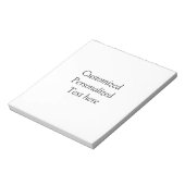 Bloc-note Votre message ici ajoutez le nom de texte image mo (Tourné)