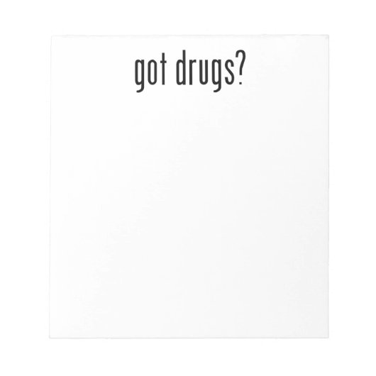 Bloc-note vous avez des médicaments ? (Devant)