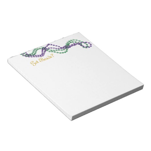 Bloc-note Vous avez des perles ? (Incliné)