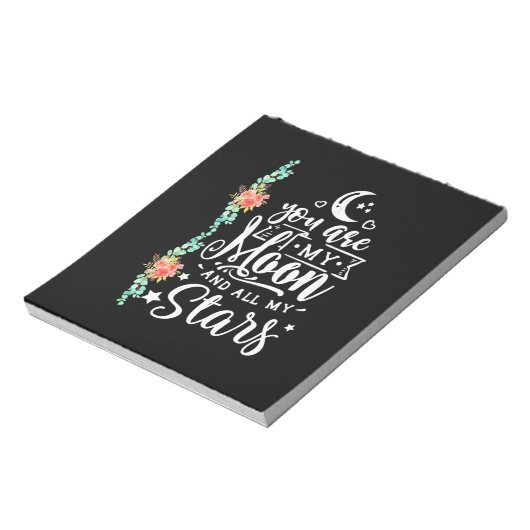 Bloc-note Vous Êtes Ma Lune Et Toutes Les Étoiles (Tourné)