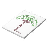 Bloc-note Vous N'Êtes Pas Un Arbre ! - Jim Rohn (Tourné)