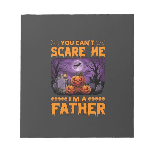 Bloc-note Vous pouvez m'effrayer Père Citrouilles de Hallowe (Devant)