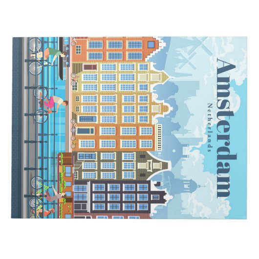 Bloc-note Voyage Art Voyage À Amsterdam (Devant)
