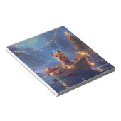 Bloc-note Voyage de Noël de Terrier australien (Incliné)