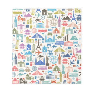 Bloc-note voyage mondial