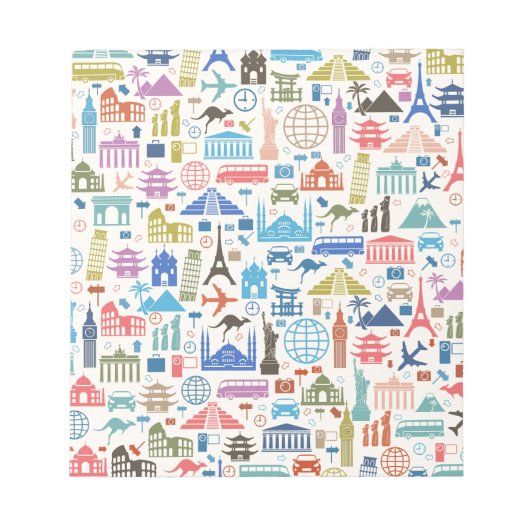 Bloc-note voyage mondial (Devant)