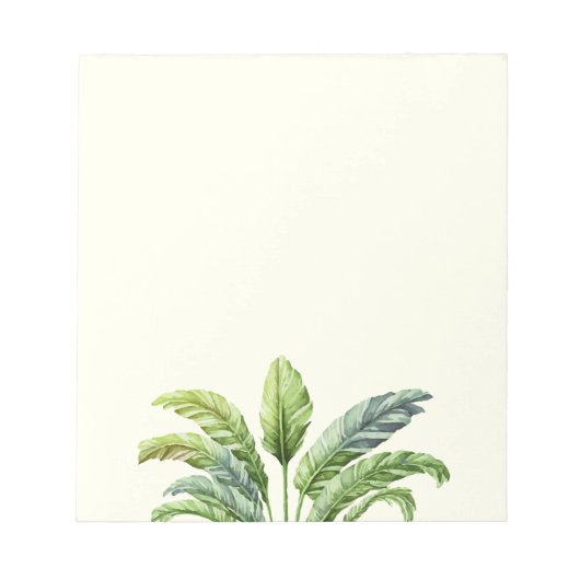 Bloc-note Voyageurs Palm Tree Boho Tropical (Devant)