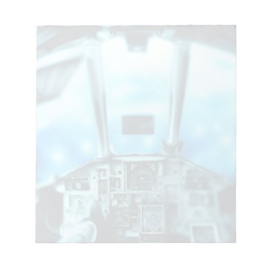 Bloc-note Vue Cockpit (Devant)