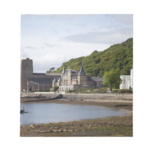 Bloc-note Vue côtière avec bâtiments historiques, Oban, (Devant)