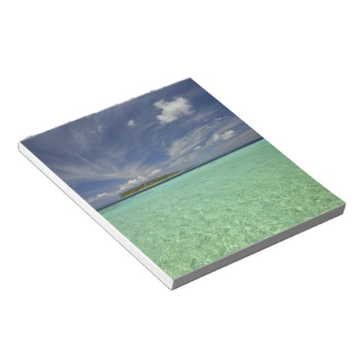 Bloc-note Vue de Funadoo Island depuis Funadovilligilli 2 (Incliné)