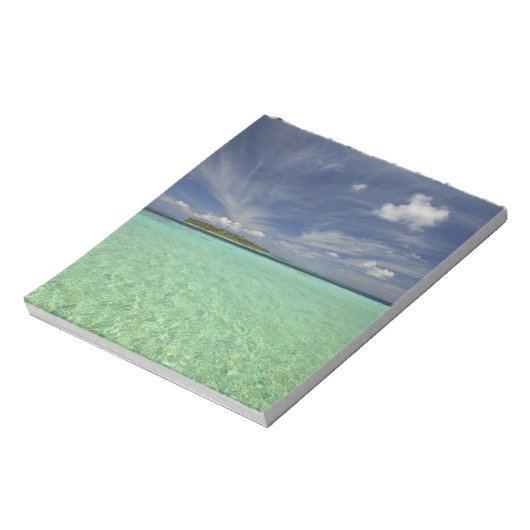 Bloc-note Vue de Funadoo Island depuis Funadovilligilli 2 (Tourné)