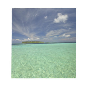 Bloc-note Vue de Funadoo Island depuis Funadovilligilli 2