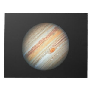 Bloc-note Vue de la planète Jupiter (télescope Hubble)