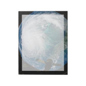 Bloc-note Vue De L'Ouragan Dorian. (Tourné)