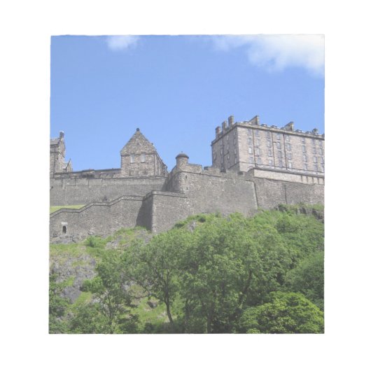 Bloc-note Vue du château d'Édimbourg, Édimbourg, Écosse, 3 (Devant)
