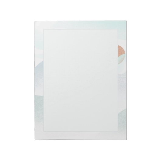 Bloc-note Vue Foggy Mountain (Tourné)