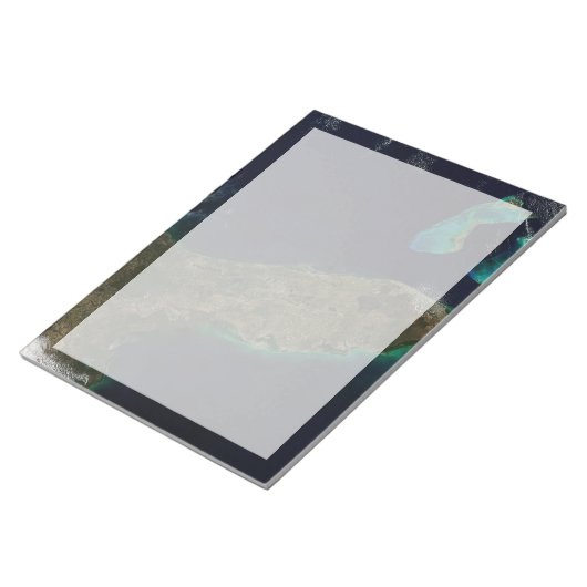 Bloc-note Vue Satellite Sur La Floride. (Incliné)