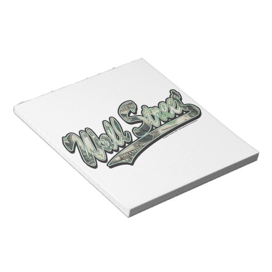 Bloc-note Wall Street - Facture de 1000 dollars (Incliné)