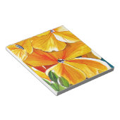 Bloc-note Wallflower originale aquarelle art floral (Incliné)