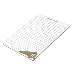 Bloc-note Walrus papier d'écriture linéaire personnalisé
