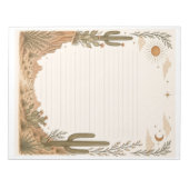 Bloc-note Warm Desert (Devant)