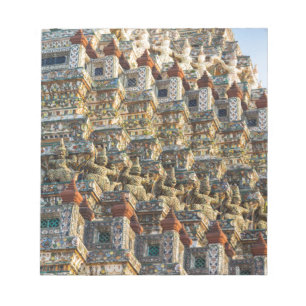Bloc-note Wat Arun temple à Bangkok Thaïlande