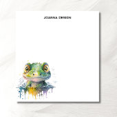 Bloc-note Watercolor Crocodile Sophisticated Notepad