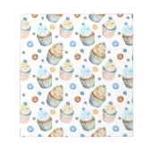 Bloc-note Watercolor cupcakes (Devant)