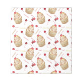 Bloc-note Watercolor cupcakes (Devant)