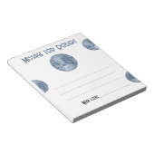 Bloc-note Watercolor Discoball Birthday time capsule message (Incliné)