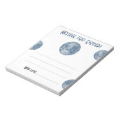 Bloc-note Watercolor Discoball Birthday time capsule message (Tourné)