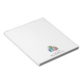 Bloc-note Watercolor Earth Books Apple | Monogram Enseignant (Incliné)