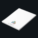 Bloc-note Watercolor Earth Books Apple | Professeur de monog<br><div class="desc">Ceux-ci font de grands cadeaux que les enseignants, la famille ou les amis sont sûrs d'aimer! Parfait pour les rappels, les notes de calendrier, les notes de devoirs, les étiquettes de nom et bien plus encore ! Ajoutez votre libellé personnalisé à cette conception à l'aide des cases "Modifier ce modèle...</div>