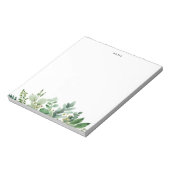 Bloc-note Watercolor Eucalyptus (Tourné)