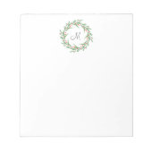 Bloc-note Watercolor Feuilles et Berries Wreath (Devant)