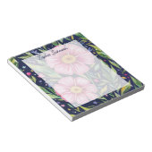 Bloc-note Watercolor Floral Art Pink Pretty Personalized (Incliné)