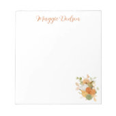 Bloc-note Watercolor Pumpkin Notepad (Devant)