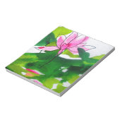 Bloc-note Waterlily abstract watercolour flower art (Tourné)
