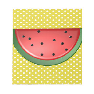Bloc-note Watermelon and Polks Dots