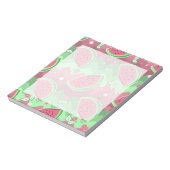Bloc-note Watermelon Chevron Motif (Tourné)