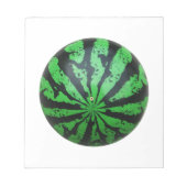 Bloc-note Watermelon Football / Soccer Ball (Devant)