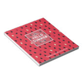 Bloc-note Watermelon Pattern | Personalized (Incliné)