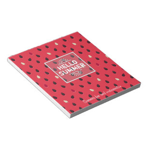 Bloc-note Watermelon Pattern Personalized