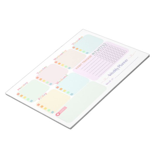 Bloc-note Weekly Planner (Incliné)