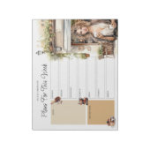 Bloc-note Weekly Planner Custom Name Coffee Lover (Tourné)